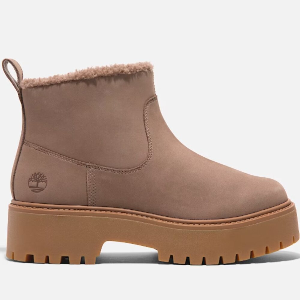 Timberland Stone Street Mid Warm Lined Boot in Like New Condition